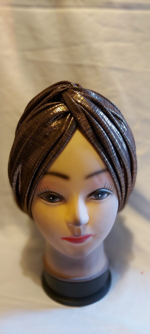 Turban cap for women, Crisscross headwear - product image 2