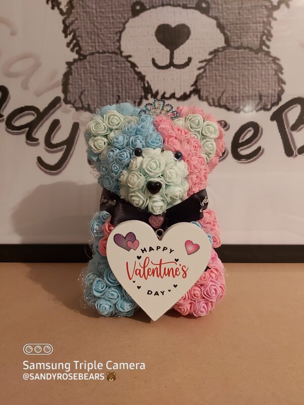 Valentines Rose Bear/ Valentines day gift/ mummy Valentines day Bear - main product image