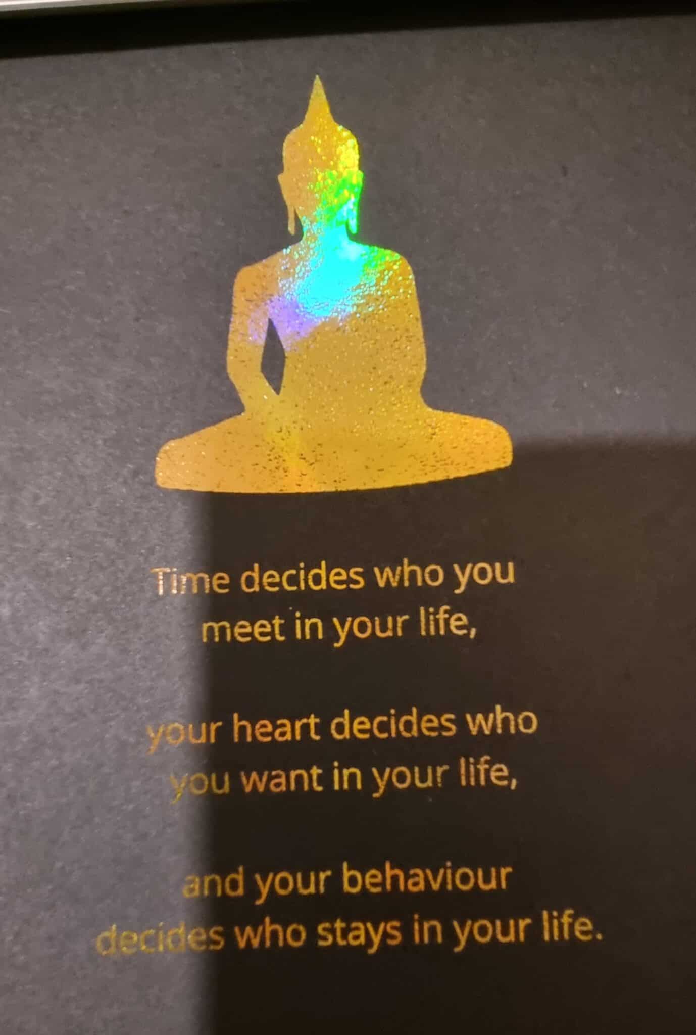 Buddha Foiled Quote - main product image