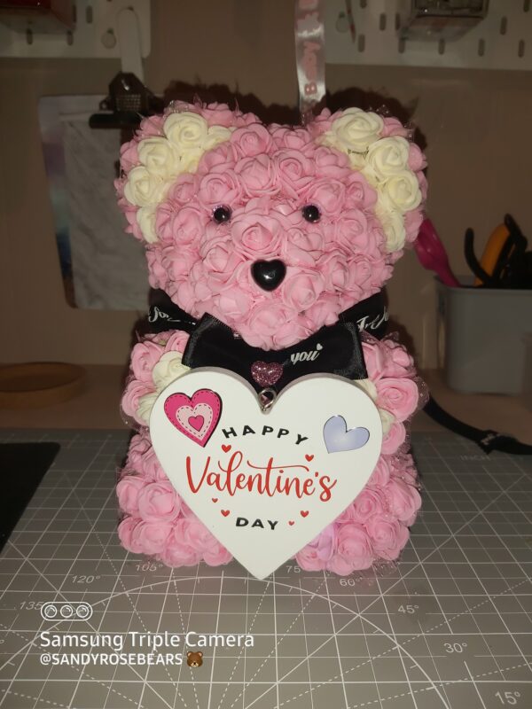 Valentines Rose Bear/ Valentines day gift/ mummy Valentines day Bear - product image 2