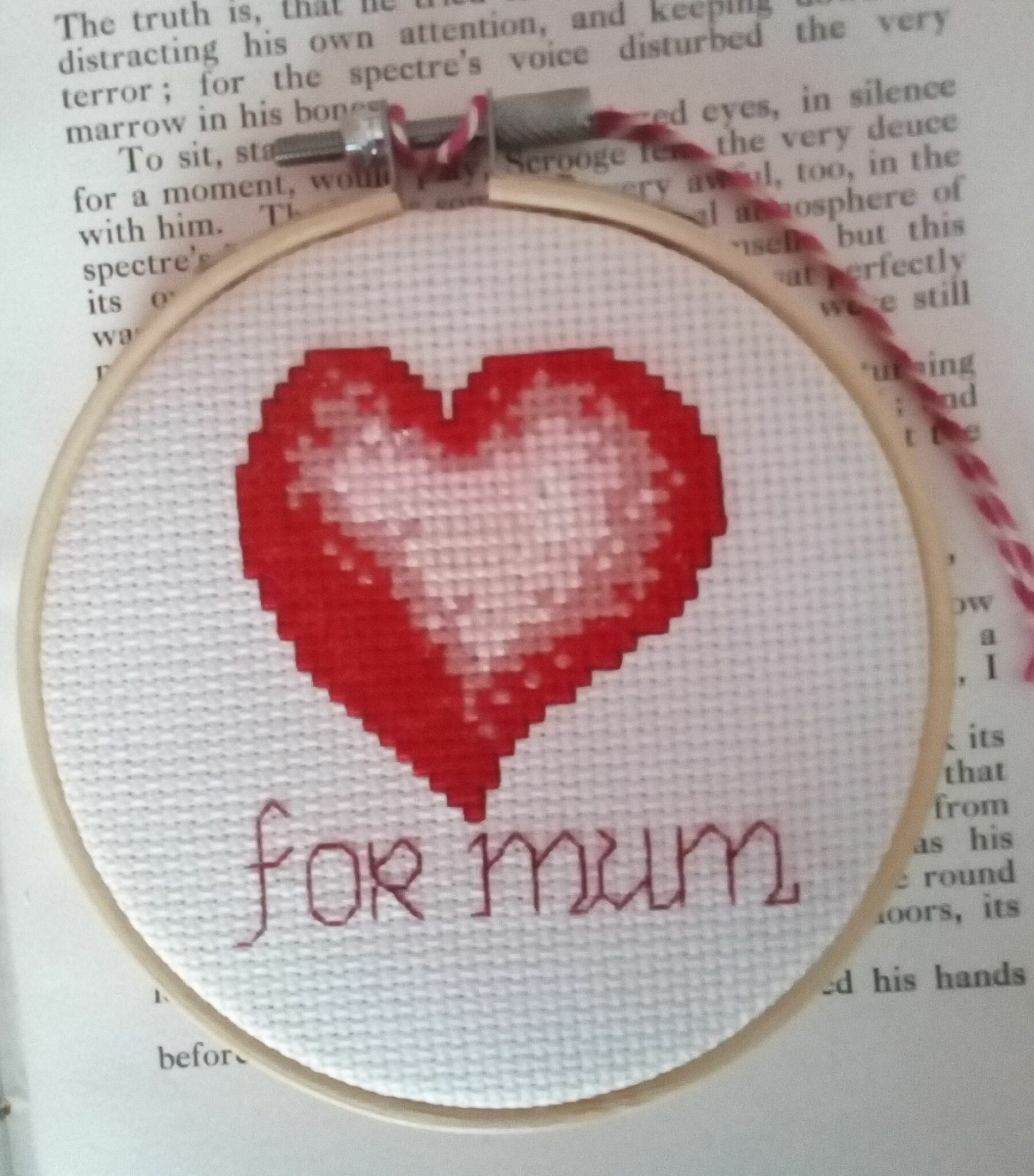 Mum Heart, Hanging Hoop, Love Mum, Mother’s Day - main product image