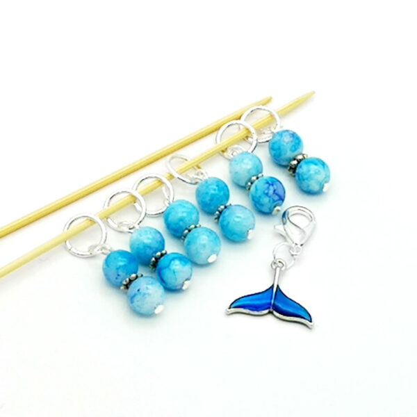 Whale Tail Stitch Markers - product image 2