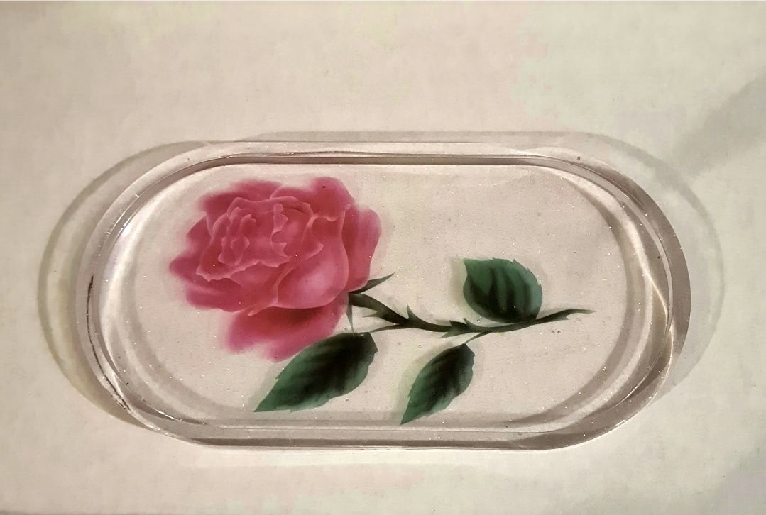 Small Tray/dish rose - main product image