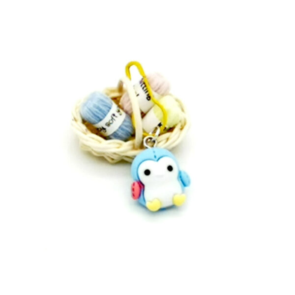 Resin Penguin Stitch Marker - product image 3