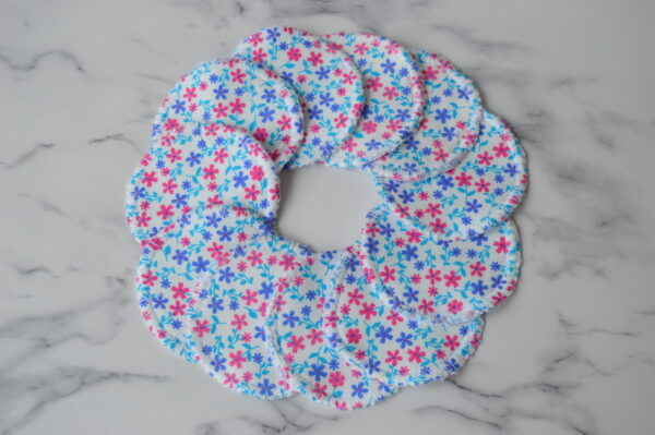 Floral Reusable Cotton Pads, Reusable Makeup Wipes, Reusable Cotton Rounds - product image 3