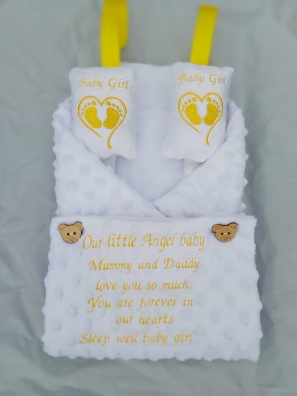 Baby burial blanket | baby loss blanket | stillborn baby blanket | Miscarriage baby blanket - product image 2