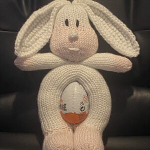 Easter bunny kinder egg holder