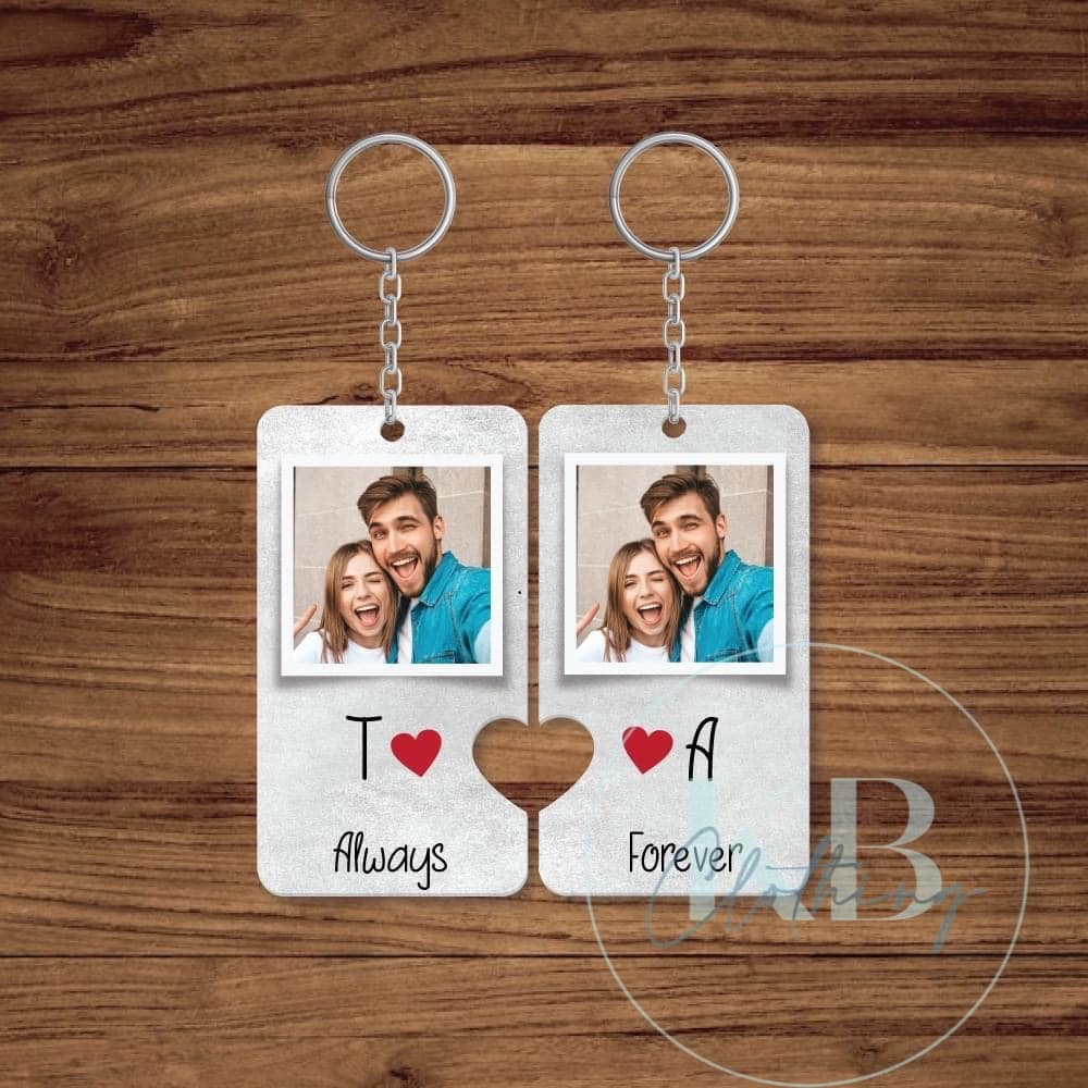 Personalised Couples Keyring’s. - main product image