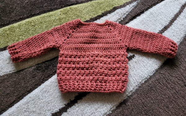 Crochet baby jumper – newborn - main product image