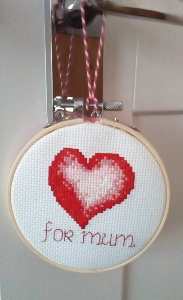 Mum Heart, Hanging Hoop, Love Mum, Mother’s Day - product image 3