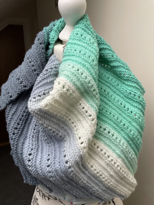 Knitted shawl / wrap - main product image