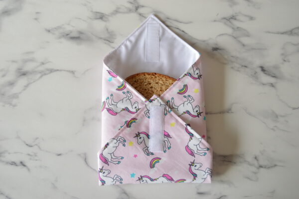 Unicorn Reusable Sandwich Wrap, Reusable Food Wrapping - main product image