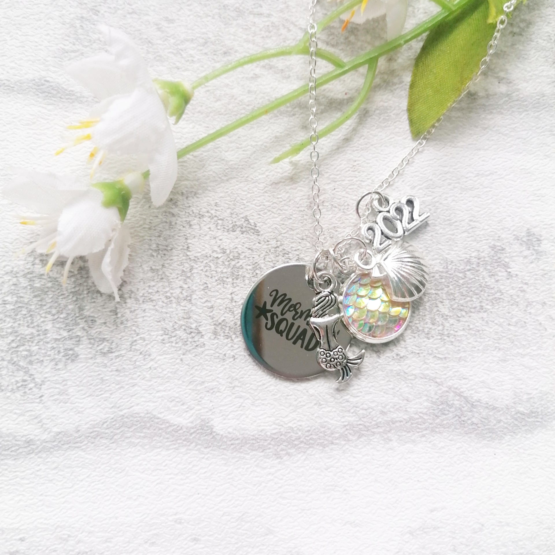 Mermaid Squad Charm Necklace - main product image