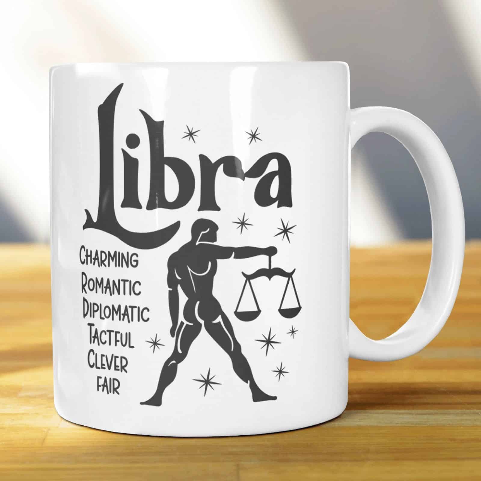 Libra Zodiac Star Signs Horoscope Gift Mug 11oz - main product image