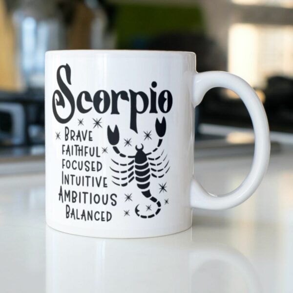 Scorpio Zodiac Star Signs Horoscope Gift Mug 11oz - product image 2