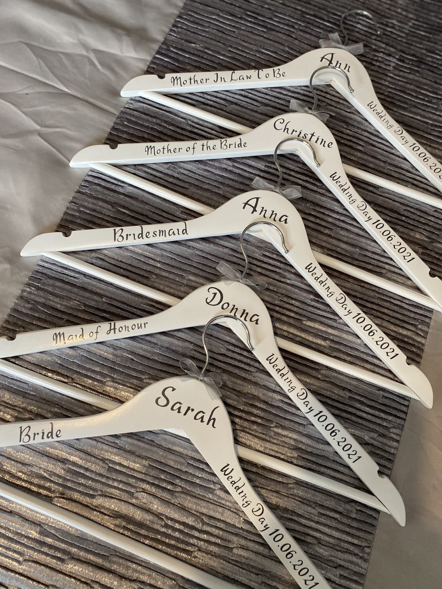 Personalised Wedding Hangers - main product image