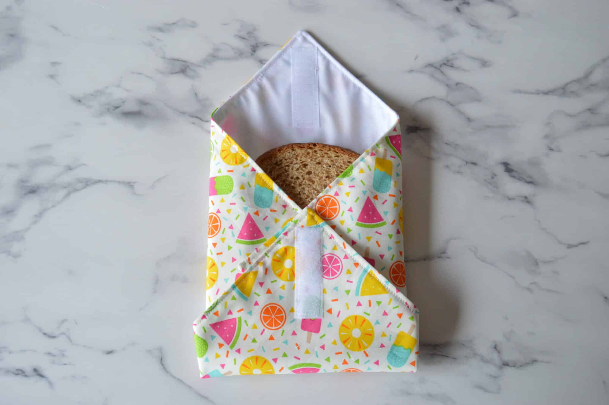 Ice Cream Reusable Sandwich Wrap, Reusable Food Wrapping - main product image