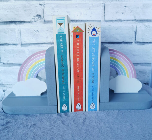 Personalised Rainbow Bookends Beautiful Gifts for Girls Book Ends Bedroom Decor - product image 2
