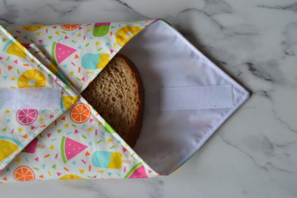 Ice Cream Reusable Sandwich Wrap, Reusable Food Wrapping - product image 3