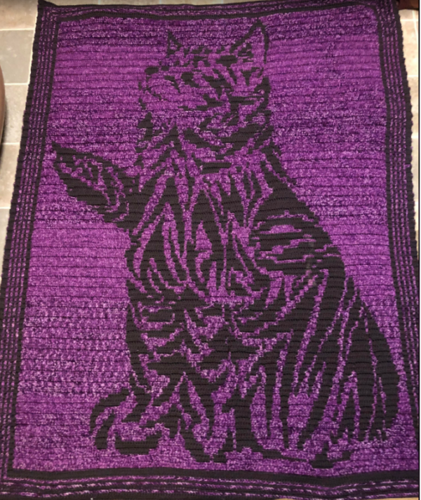 Calicoe Cat Cuddle Blanket – PATTERN ONLY - main product image