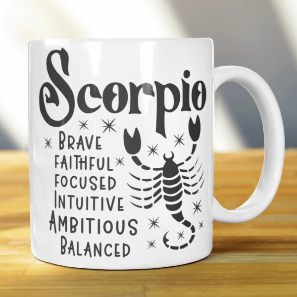 Scorpio Zodiac Star Signs Horoscope Gift Mug 11oz - main product image