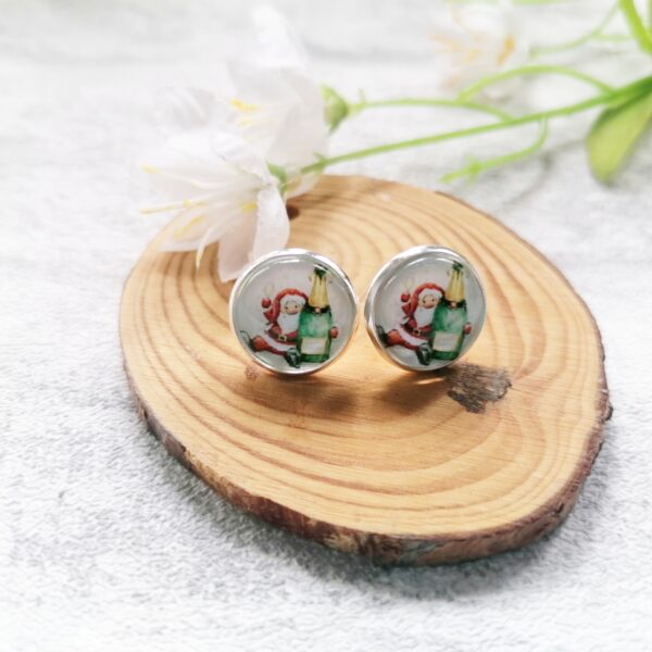 Father christmas earrings - product image 2