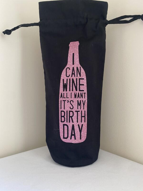 Fabric Bottle Gift Bag - product image 3