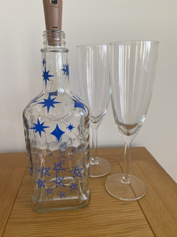 Light Up Bottle – Blue Star Design - product image 3