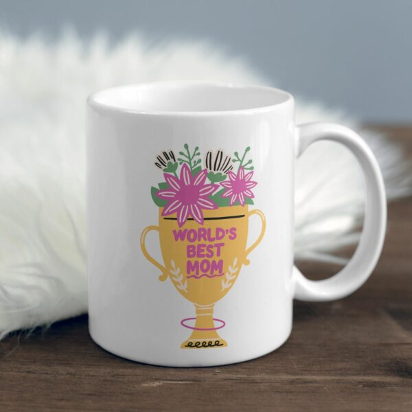 Mother’s day gift mug Words Best Mom coffee tea ceramic Mug cup 11oz - product image 2