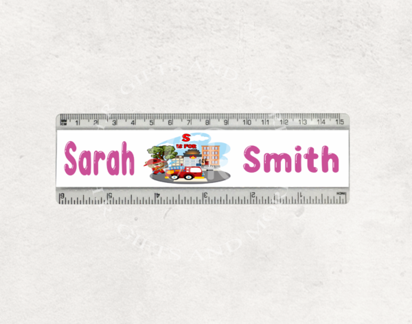 Personalised 15cm Ruler- Children - main product image