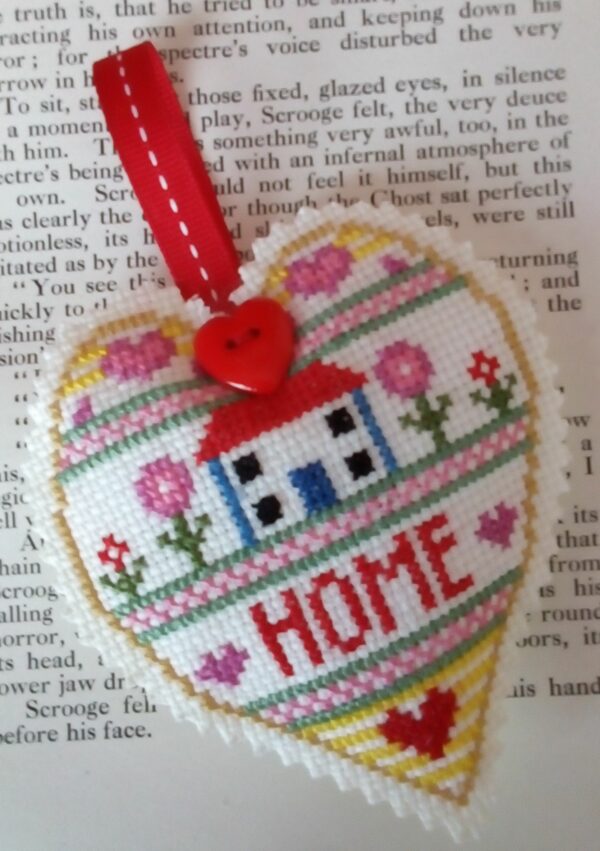 Home Hanging Heart, Pocket Hug, New Home Gift – Yellow - main product image