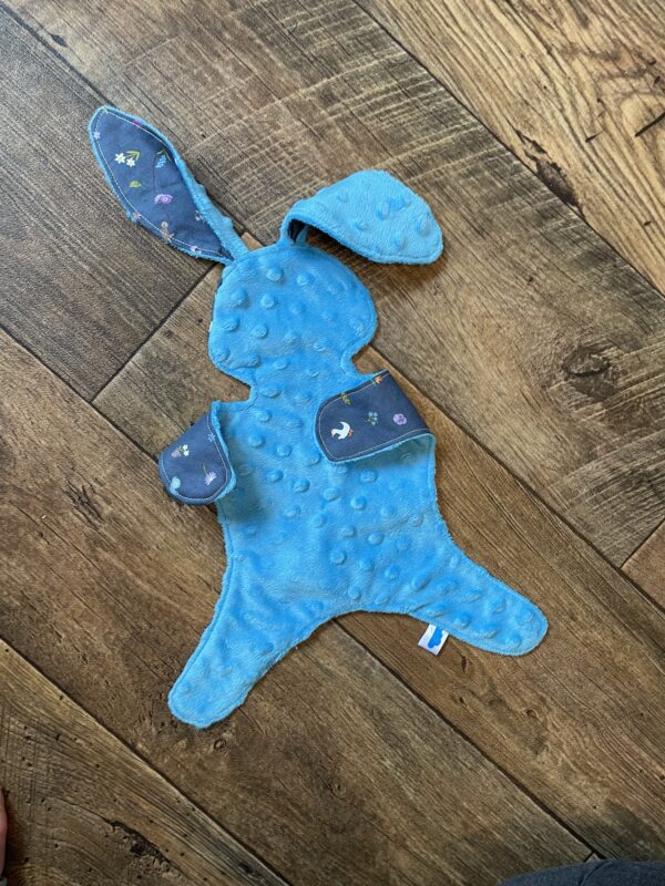 Snuggly Blanket Bunny – Springtime blue - main product image