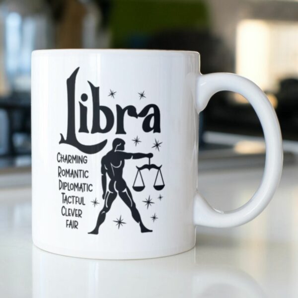 Libra Zodiac Star Signs Horoscope Gift Mug 11oz - product image 2