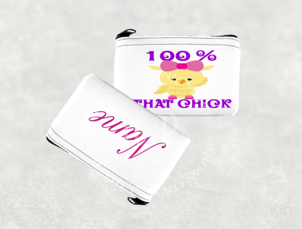 Personalised 100% That Chick Money Coin Purse - main product image