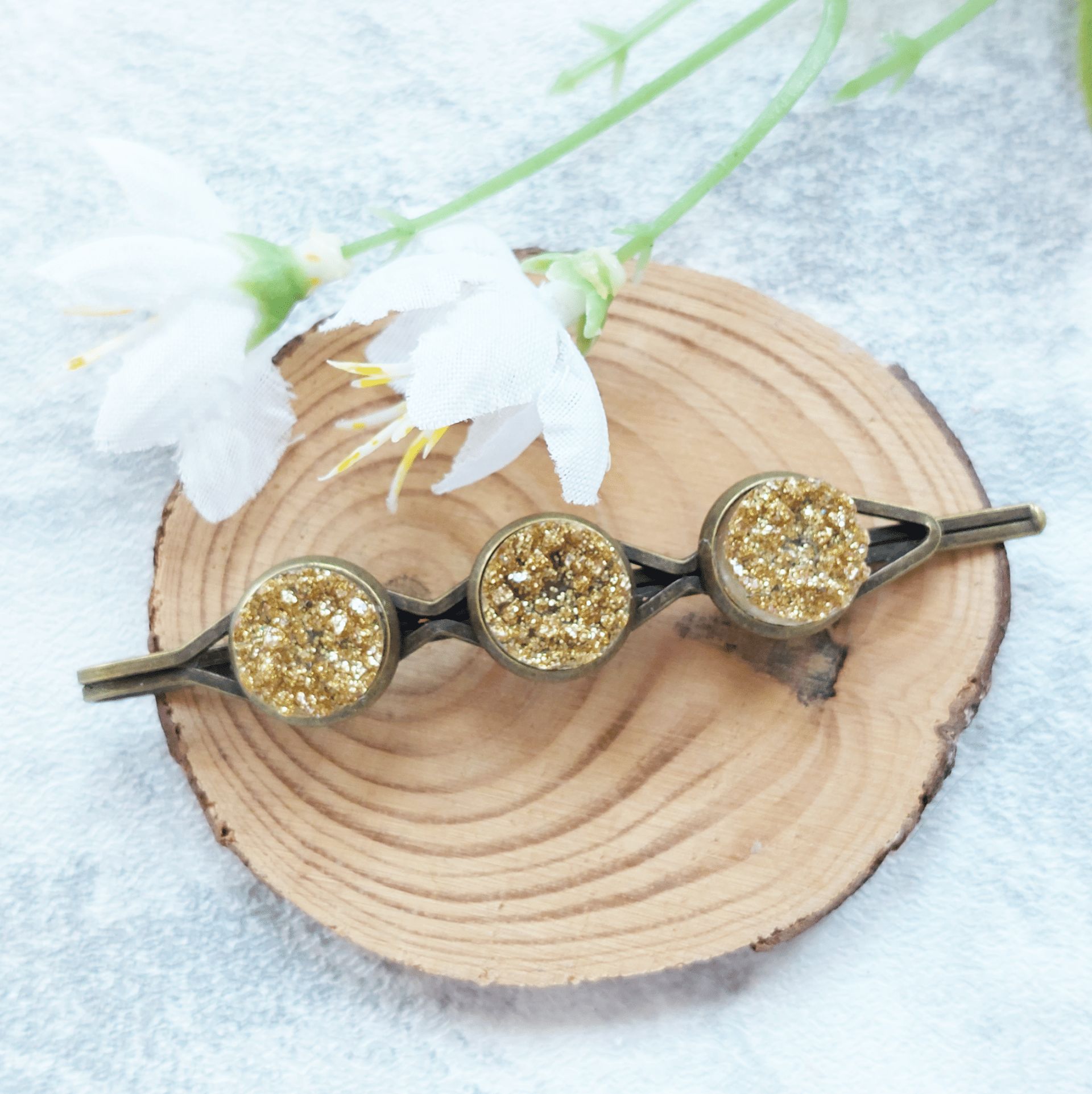 Druzy Hair Clip - main product image