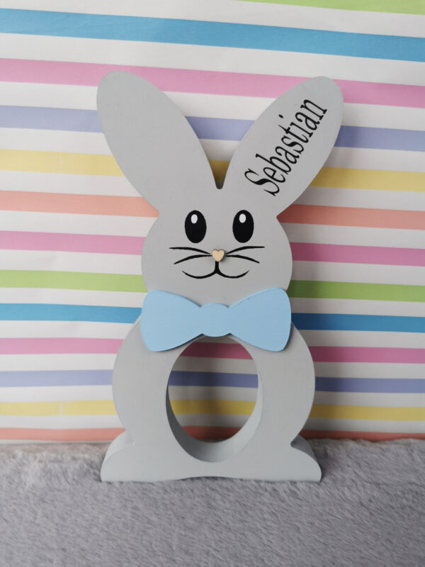 Easter Bunny Personalised Floppy Eared Rabbit Kinder Egg Holder Stand Decoration Chocolate Easter - product image 6