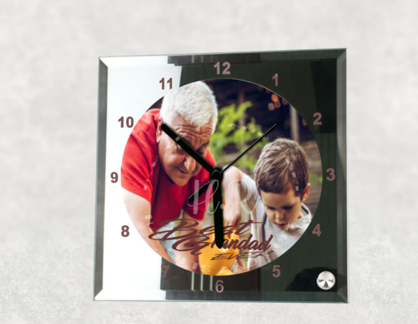 Best Grandad Ever Desktop Clock - main product image