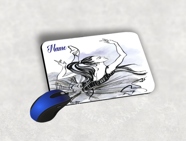 Personalised Ballerina Mouse Mat - main product image