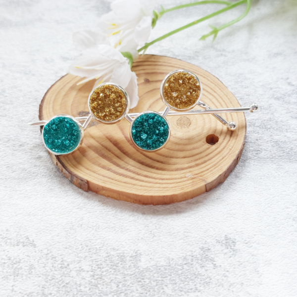 Druzy Hair Clip - main product image