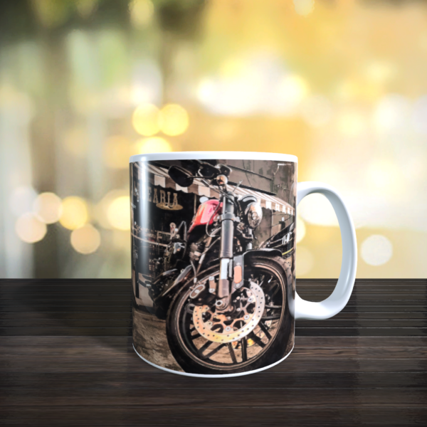 Biker Mug motorcycle motorbike coffee tea gift present for birthday gift cup 11oz - product image 2