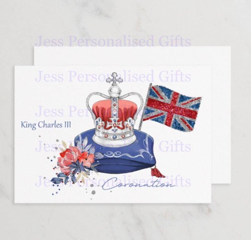 King Charles iii Coronation Card - main product image