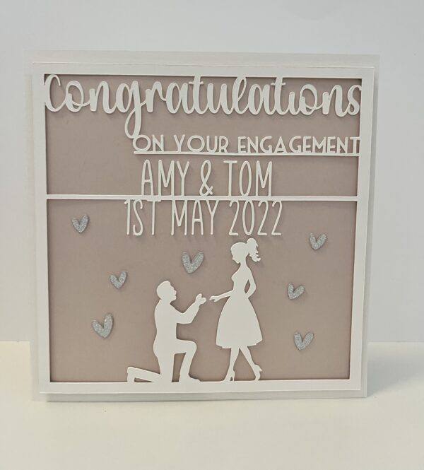 Personalised Engagement Card - product image 3