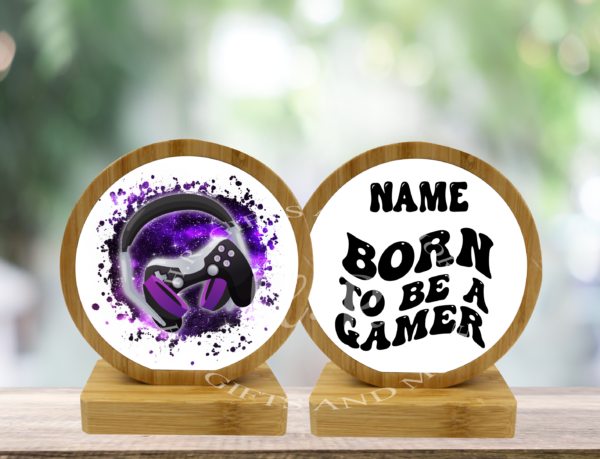 Personalised Born To Be a Gamer Frame - main product image