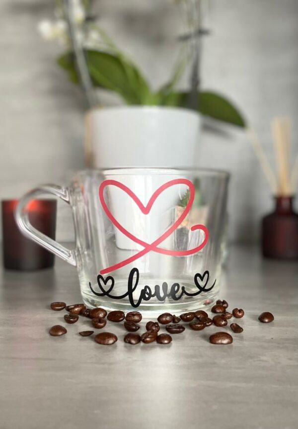 Personalised Glass Love Mug - product image 3