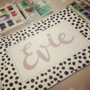 Dalmatian name painting