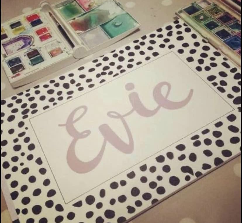 Dalmatian name painting - main product image