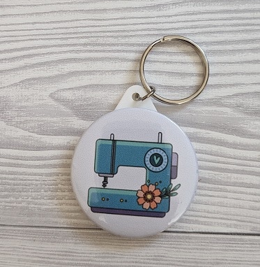 Lovely Sewing Keyring - main product image