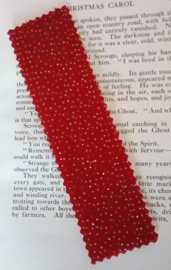 Dog Bookmark, Cross Stitch Bookmark, Dog Gift, Dog Book Mark, Birthday Gift – Red - product image 4