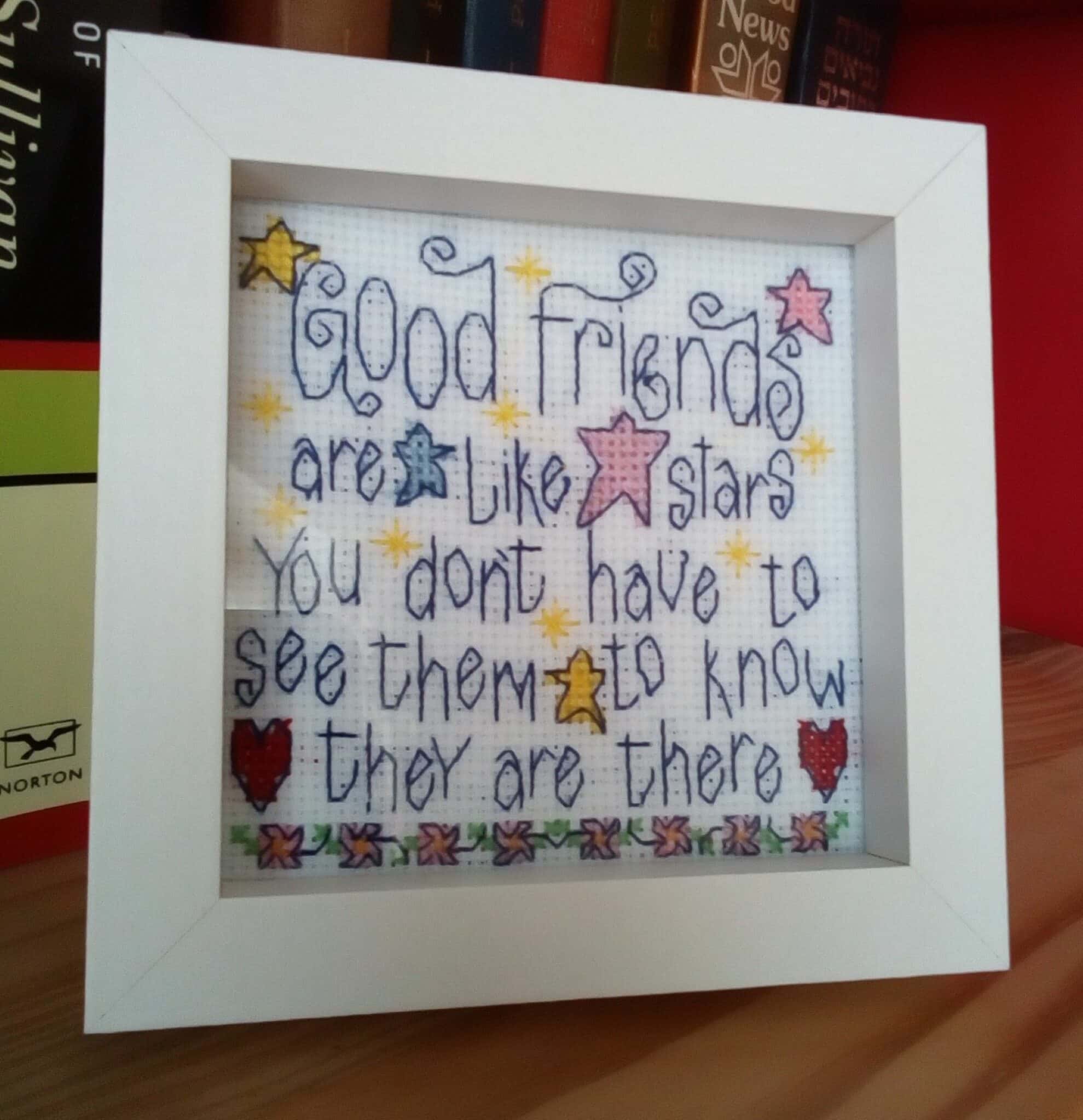 Good Friends Are Like Stars, Friendship Picture, Friendship Gift, Friend Quote - main product image