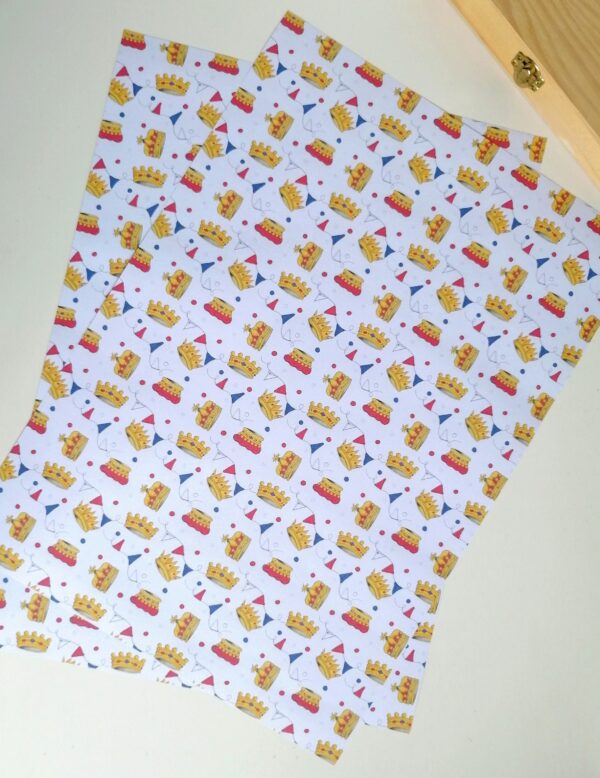 King Charles Coronation Gift Wrap - product image 4